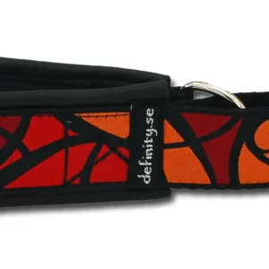 Picasso red, Picassored färg på stryphalsband för hunden